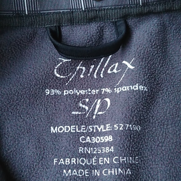 CHILLAX JACKET/COAT WITH DETACHABLE HOOD SIZE S WINDBREAKER - Picture 5 of 11